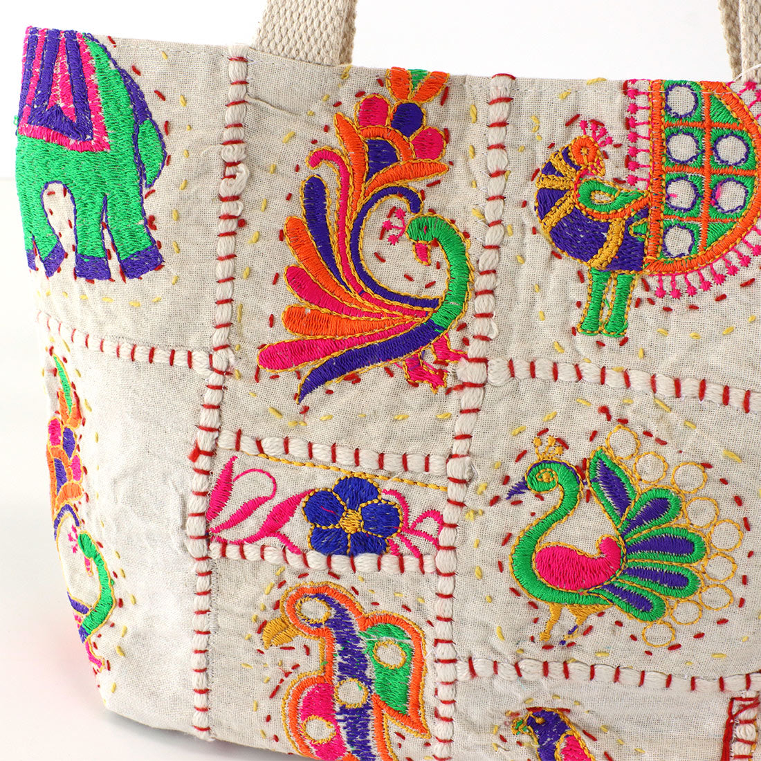 Mini Tote Bag New Rajkoti Embroidery / Assorted - image 7